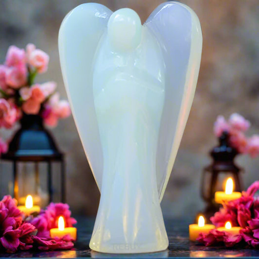 2 Inch Opalite Angel Stone Crystal Natural Healing Gemstone By REBUY