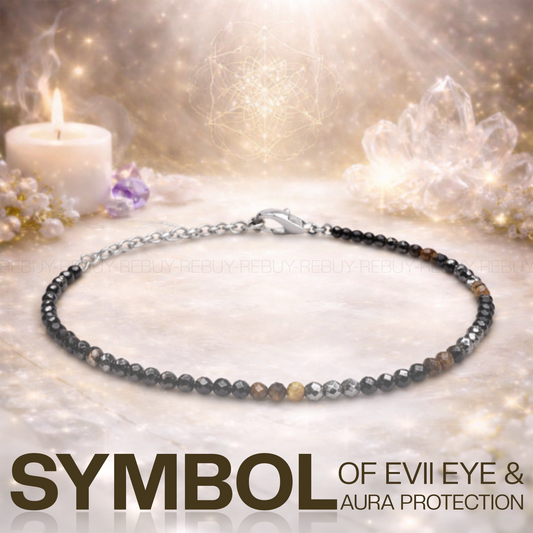 Triple Protection Anklet for Women. Original Certified Triple Protection Stone Anklet.