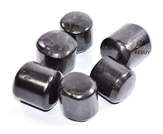 Black Tourmaline Tumble Stone Natural Healing Gemstone 50 Grams BY REBUY