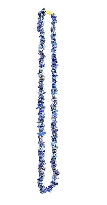 Lapis Lazuli Chip Stone Mala Necklace Multi and Crystal Healing 20Inch Stone BY REBUY
