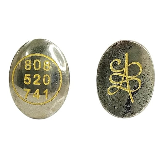 Pyrite Stone Money Switch Coin Word and Zibu Symbol BY REBUY