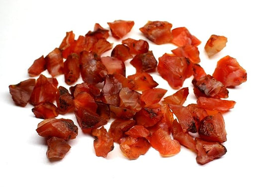 Red Carnelian Raw Rough Stone Natural Healing Gemstone 100gm By REBUY