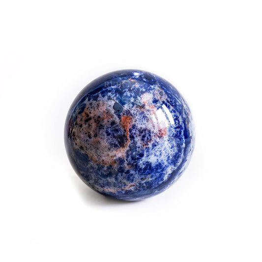 50MM Sodalite Stone Sphere Crystal Ball Natural Healing Gemstone BY REBUY