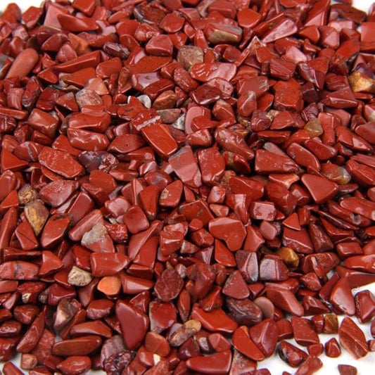 Red Jasper Chips Stone 100gm Natural Healing Pebble Irregular Shaped Gemstone BY REBUY