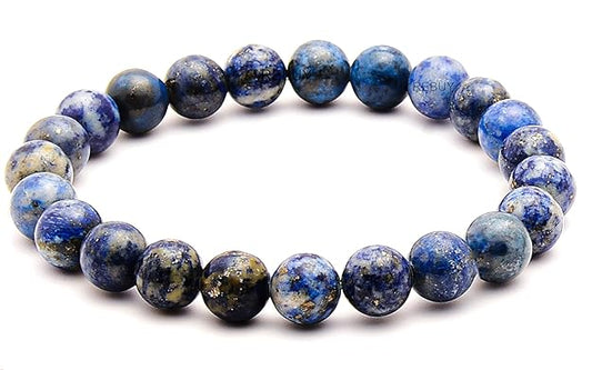 Lapis Lazuli Stone Bracelet 8mm Natural Healing Crystal Gemstone BY REBUY