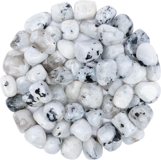 Rainbow Moonstone Stone Tumbles 50g Natural Healing Gemstone By REBUY