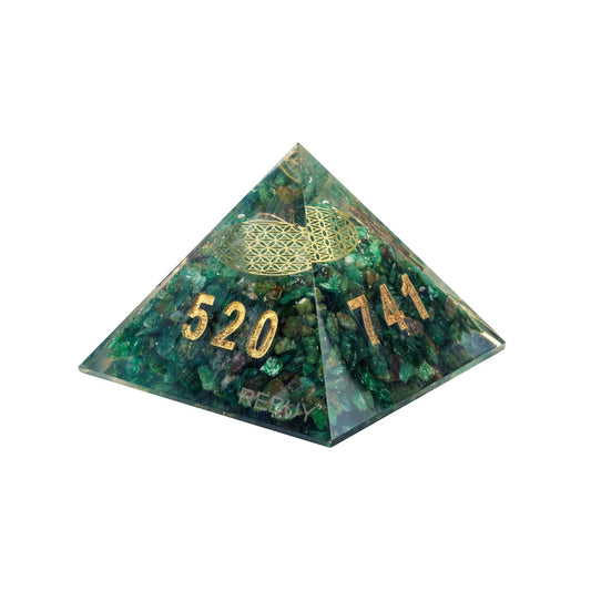 Green Jade Wealth Pyramid Zibu Number 741 & Symbol BY REBUY
