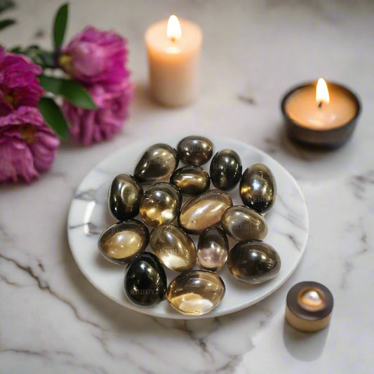 Smoky Quartz Tumbles Natural Crystal Healing Stones 100gm By REBUY