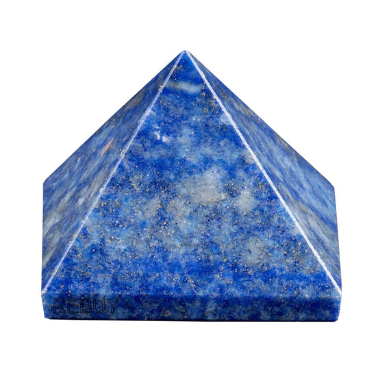 Lapis Lazuli Stone Pyramid 25mm Natural Crystal Gemstone for Reiki, Vastu & Meditation By REBUY