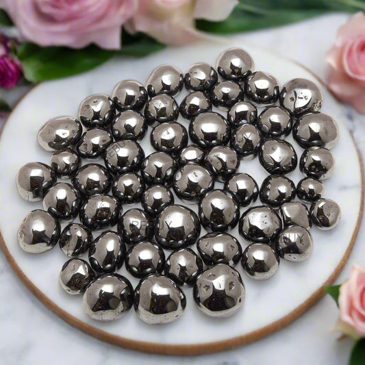 Gray Hematite & Aventurine Tumbled Stones Kit 50G Natural Gemstones BY REBUY