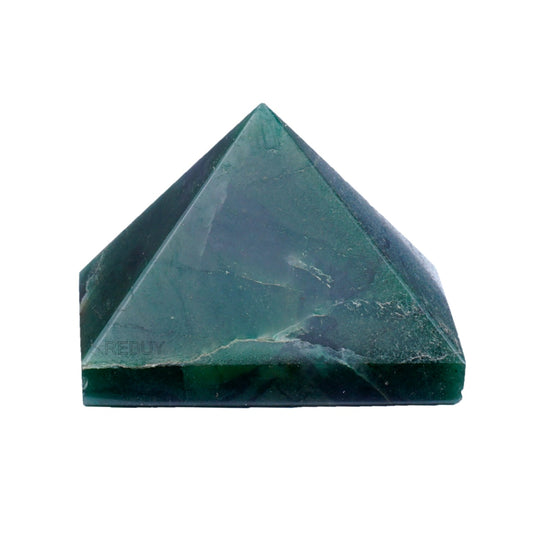 Green Jade Stone Pyramid 50mm Natural Crystal Gemstone for Reiki, Vastu, Feng Shui Pyramid By REBUY