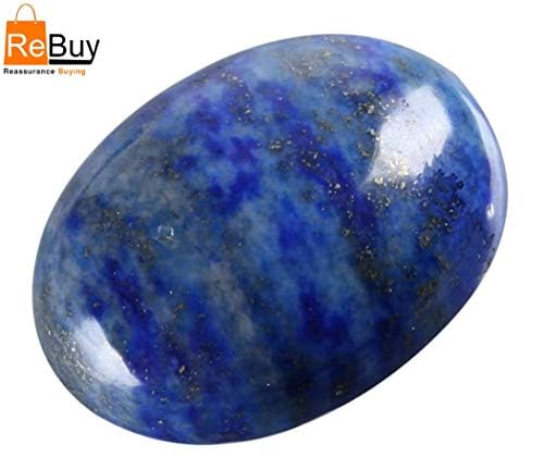 Lapis Lazuli Lajward Stone Loose Stone  Rashi Ratna for Men and Women Natural Healing Crystal Gemstone 8.25 Ratti BY REBUY