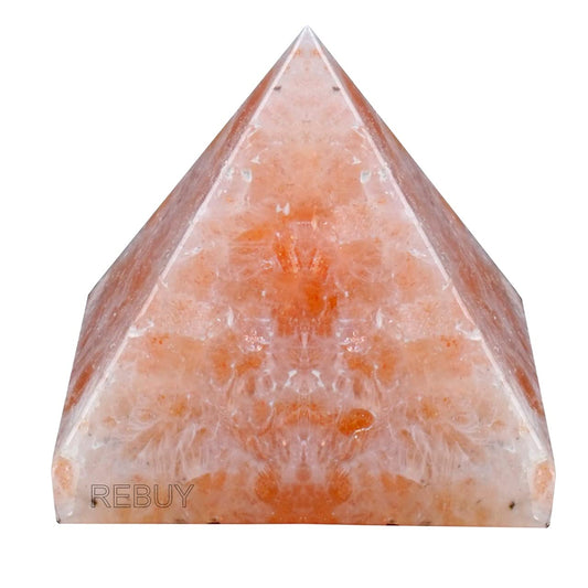 Sunstone Pyramid Crystal Healing Stone Reiki Natural Gemstone Size 30 MM BY REBUY