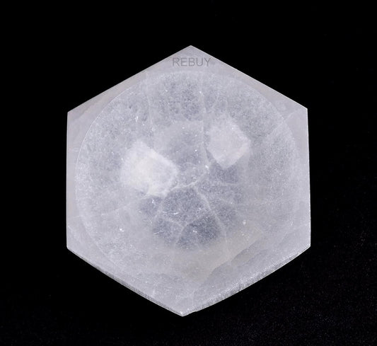 Selenite Bowl Cleanse and Charge Crystals Or Gemstones for Healing Decoration or Gift BY REBUY