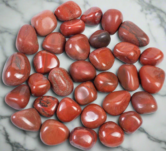 Red Jasper Stone Tumbles Natural Crystal Healing Gemstone Weight 100 Grams By REBUY