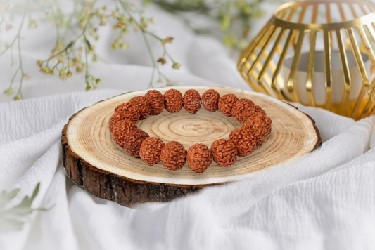 Original & Lab Certified 8 Mukhi Rudraksha Bracelet for Men & Women By REBUY